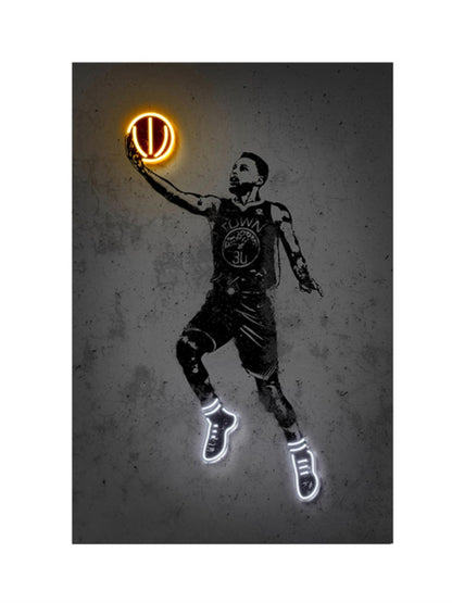 Quadro NBA Neon com Led