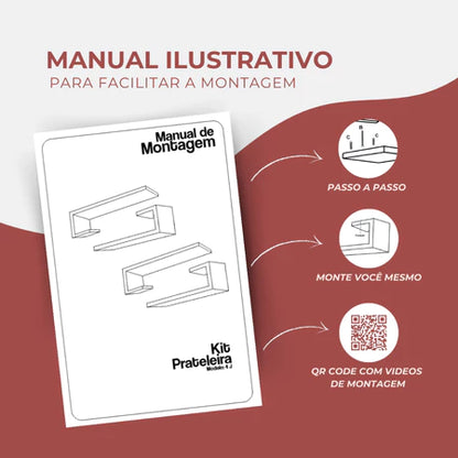 4 Estantes Griffe em Modelo J